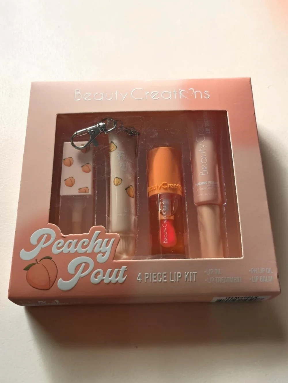 Celavi Pout Perfection Lip Kit With charm Or Beauty Creations Peachy Pout